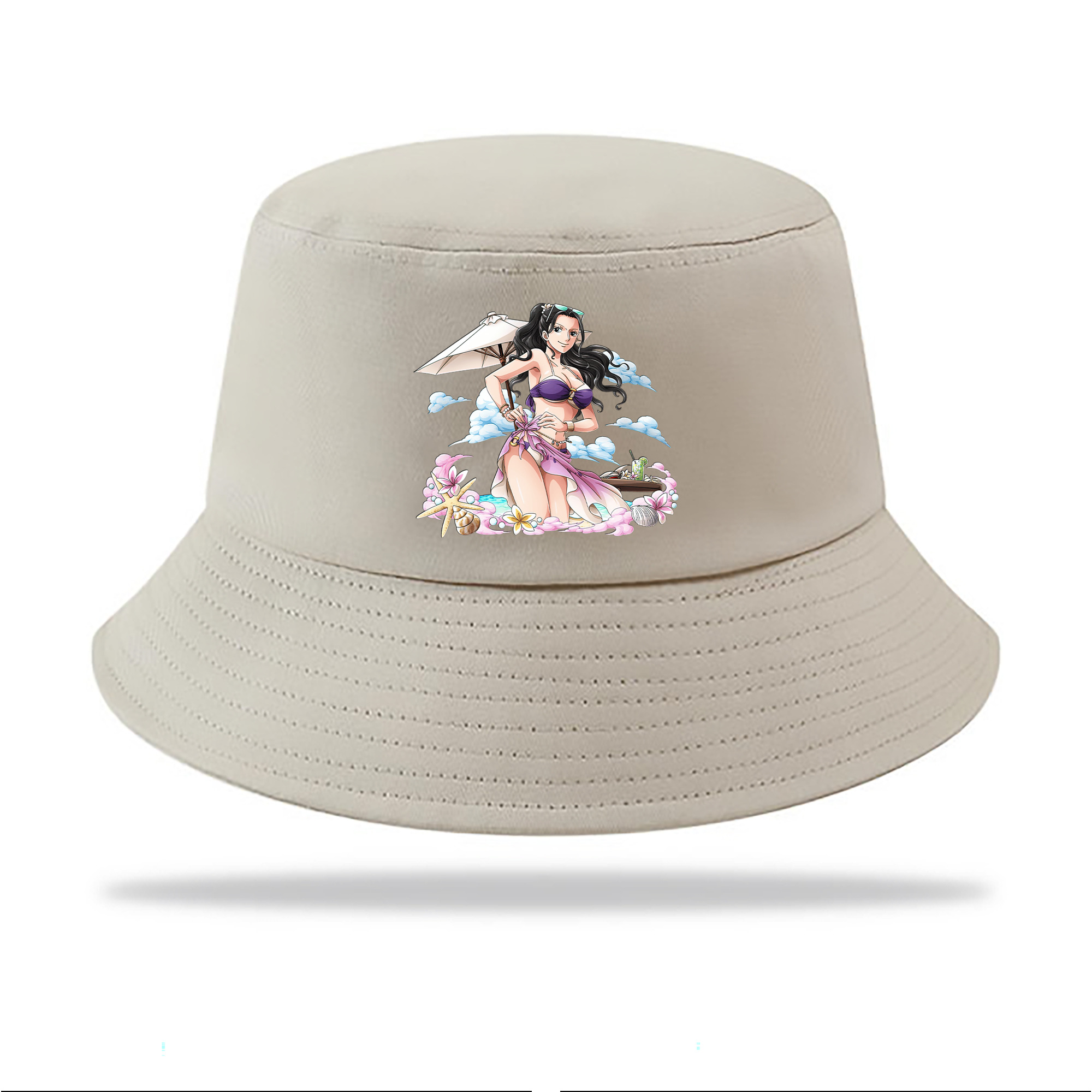 （画像用） ワンピース ニコ・ロビン ONE PIECE Nico Robin アウトドア日除けバケットハット